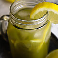 Homemade Iced Matcha Green Tea Lemonade Recipe