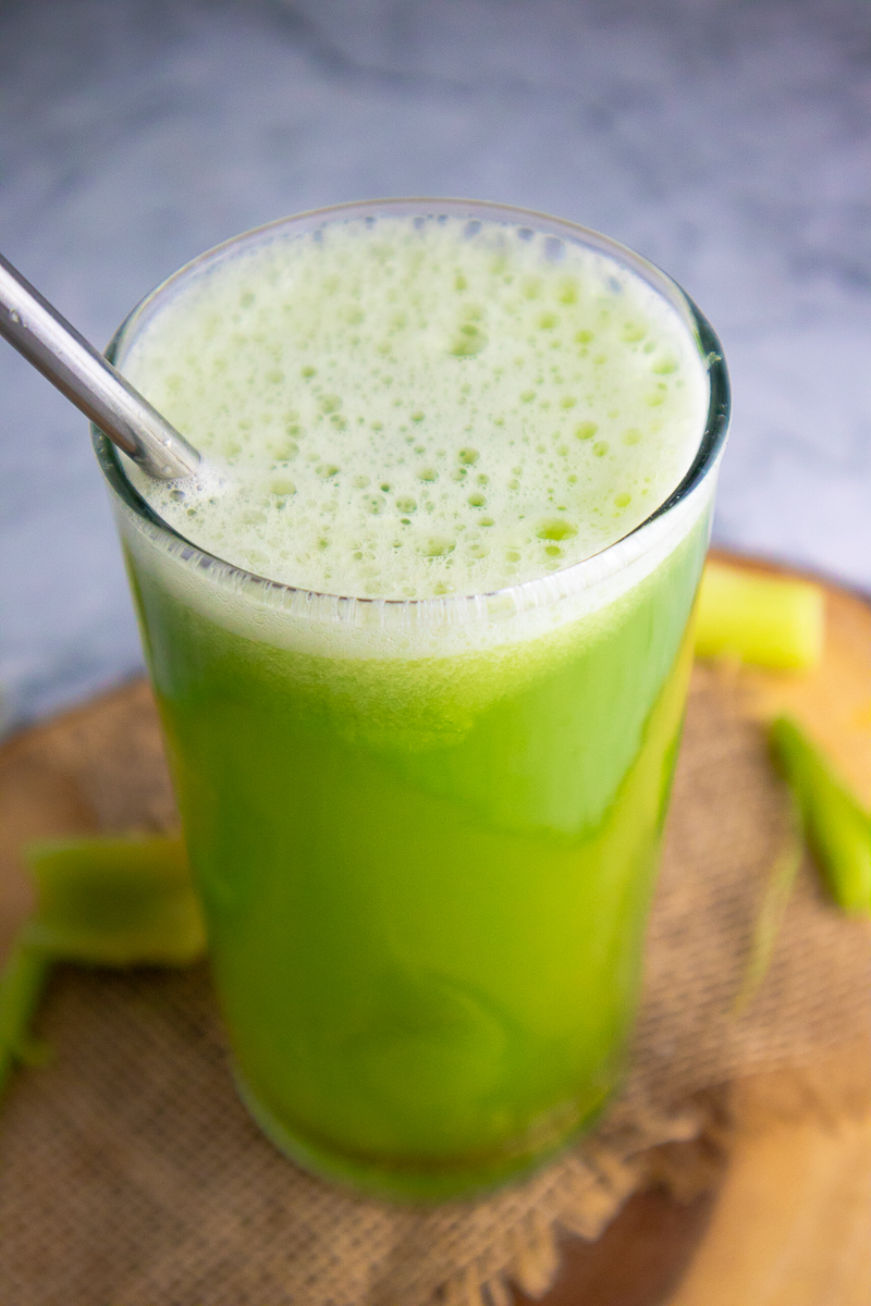 Raw Celery Juice Recipe (with Nutribullet)