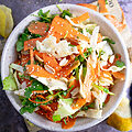 Crunchy Cabbage Salad with Sesame and Lime Dressing