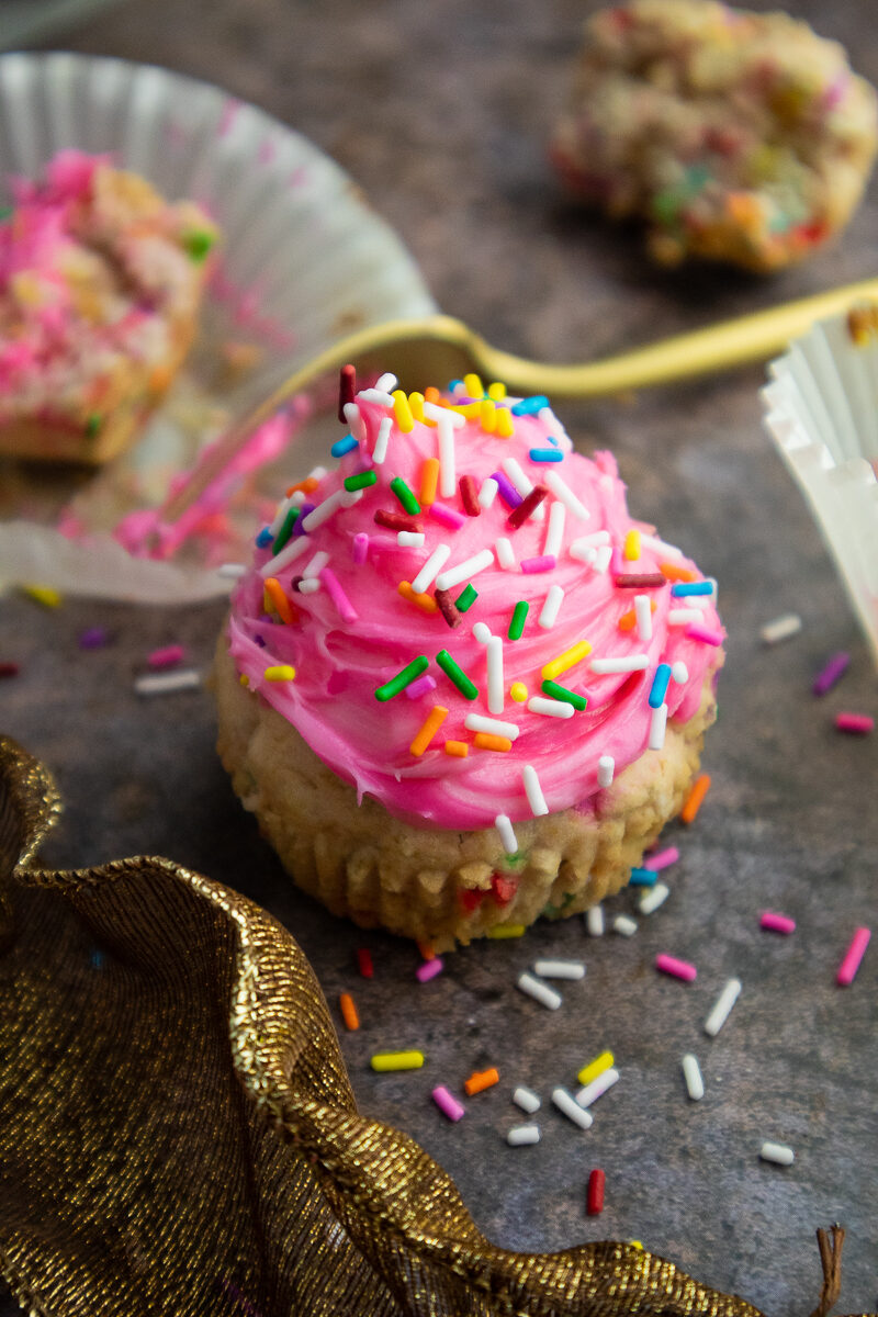 Gluten Free Funfetti Cupcakes Recipe (Moist & Easy)