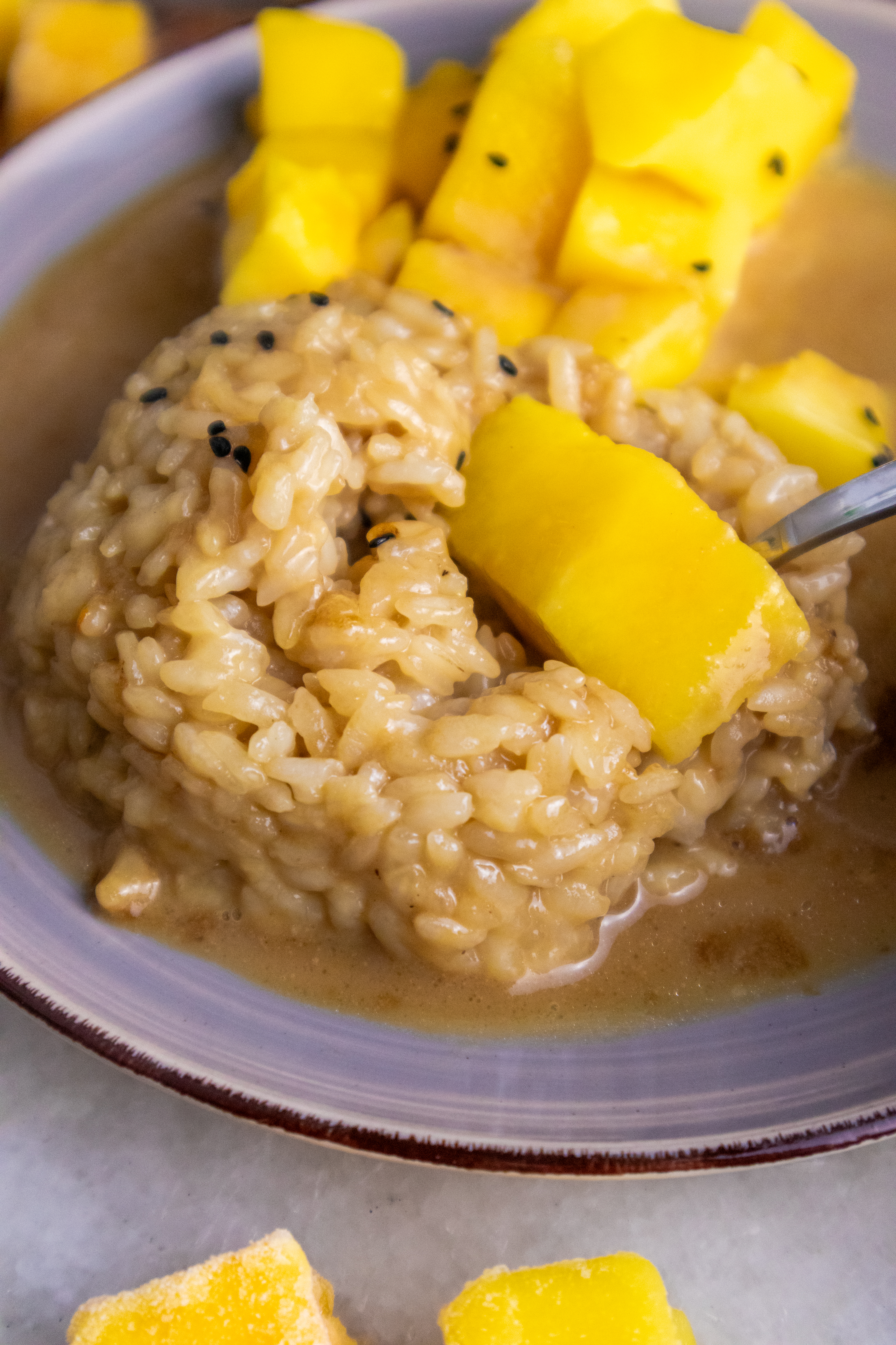 Thai Mango Coconut Sticky Rice Recipe (Instant Pot)